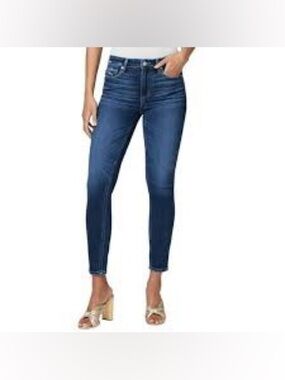 PAIGE Blue Hoxton Ankle Skinny Jeans Modern Fit